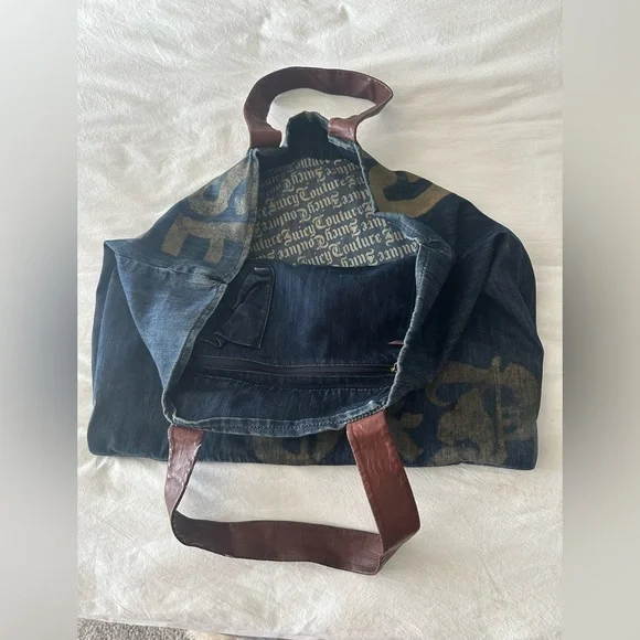 Juicy Couture Pam & Gela Denim Tote - Picture 8 of 12